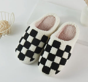 Checkered Slippers