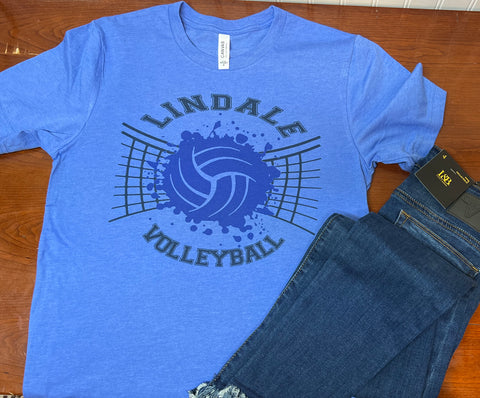 Lindale Eagles Glitter Sublimation Tee